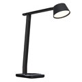 Black & Decker Desk Lamp with Qi Wireless Charger, Automatic Circadian Lighting + 16M RGB Colors LED2200-QI-BK